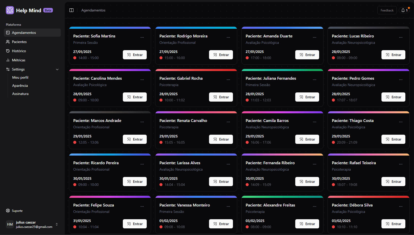 Dashboard interface showing financial data and charts
